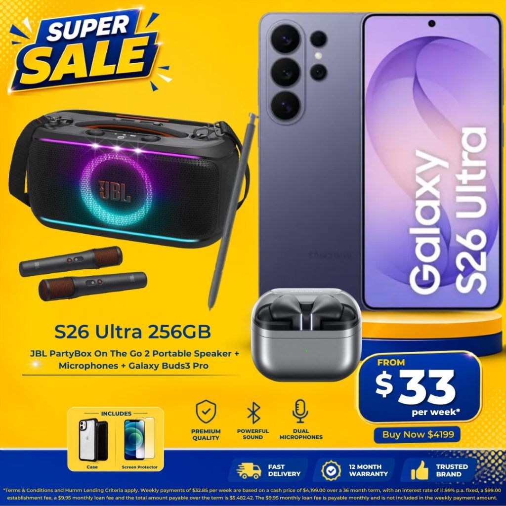 samsung-galaxy-s26-ultra-samsung-buds-jbl-partybox-speaker
