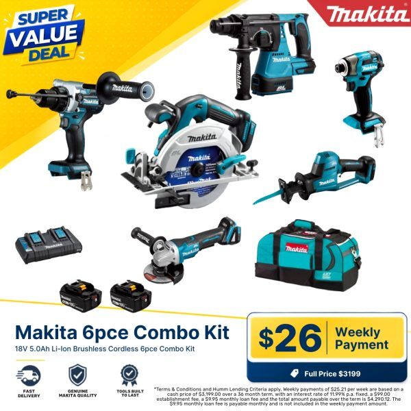makita-18v-5ah-brushless-cordless-6-piece-combo-kit
