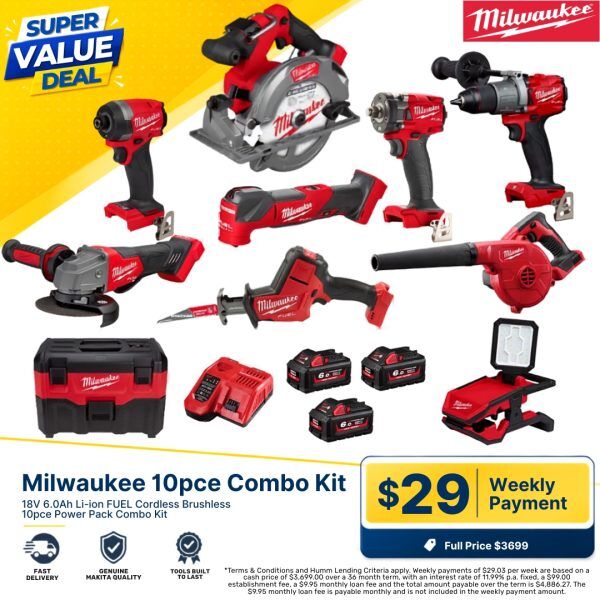 milwaukee-18v-6ah-fuel-brushless-cordless-10-piece-combo-kit