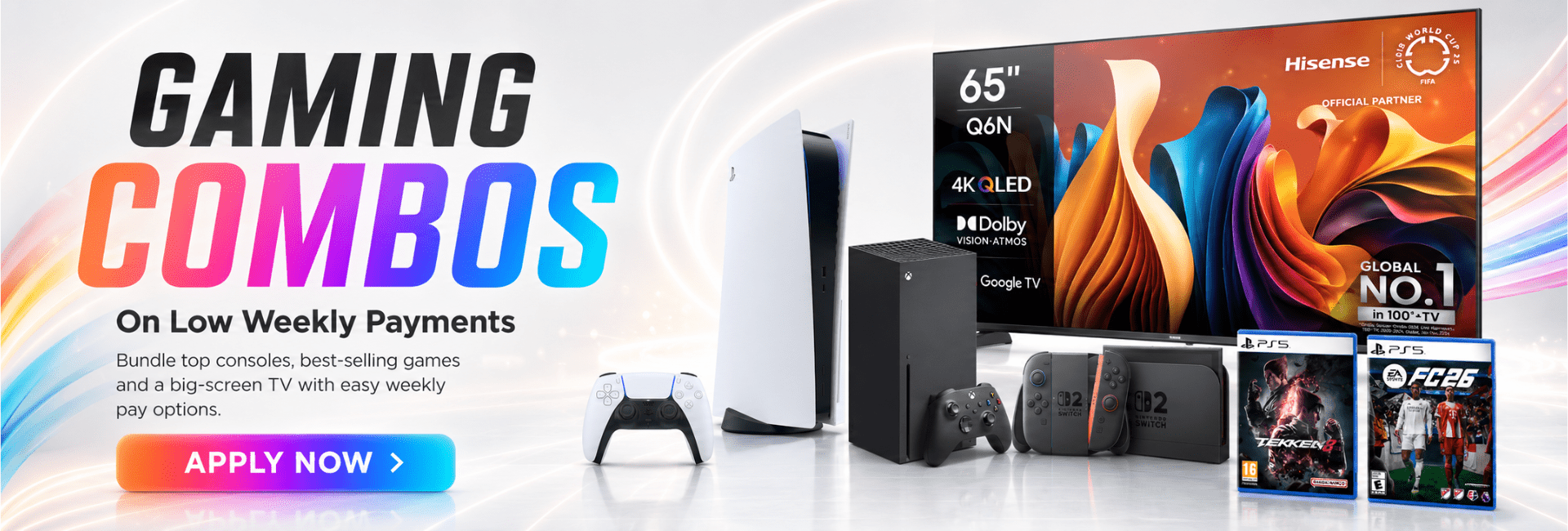 Gaming Package Deals on Low Weekly Payments