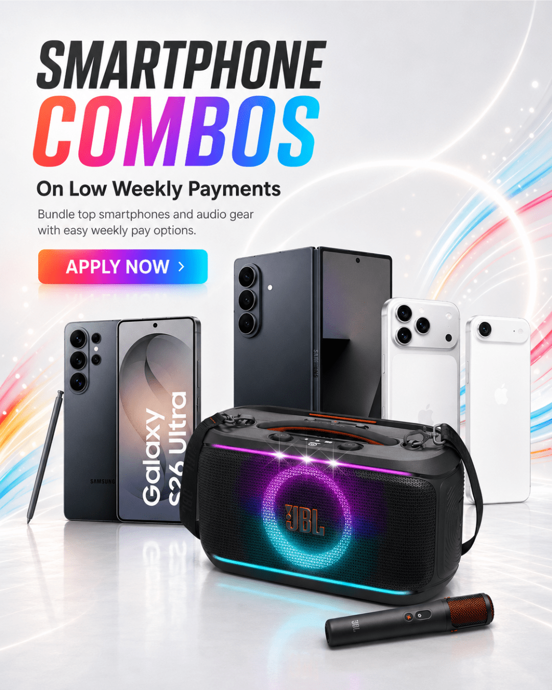 Smartphone Package Deals on Low Weekly Payments